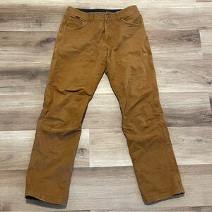 Kuhl Rydr Pants Mens 32x32  Sand Brown Rugged Vintage Patina Dye Outdoor